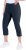 Ulla Popken Stretch Basic Bengaline Capri Pants Navy Blue - Traperice & Hlače u Velikim Veličinama – Plus Size - 