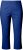 Ulla Popken Stretch Basic Bengaline Capri Pants Blue - Traperice & Hlače u Velikim Veličinama – Plus Size - 