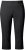 Ulla Popken Bengaline Elastic Waist Stretch Capri Pants Black - Traperice & Hlače u Velikim Veličinama – Plus Size - 