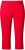Ulla Popken Bengaline Elastic Waist Stretch Capri Pants Red - Traperice & Hlače u Velikim Veličinama – Plus Size - 