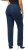 Ulla Popken Straight Leg Elastic Waist Mandy Fit Stretch Jeans Denim Blue - Traperice & Hlače u Velikim Veličinama – Plus Size - 