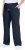 Ulla Popken Drawstring Elastic Waist Mary Fit Linen Pants Navy - Traperice & Hlače u Velikim Veličinama – Plus Size - 