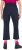 Ulla Popken Functional Sport Quick Dry Stretch Crop Pants Navy Blue - Traperice & Hlače u Velikim Veličinama – Plus Size - 