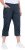 Ulla Popken Stretch Cotton Cargo Crop Pants Navy - Traperice & Hlače u Velikim Veličinama – Plus Size - 