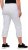 Ulla Popken Mony Stretch Capri Pants Snow White - Traperice & Hlače u Velikim Veličinama – Plus Size - 