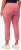 Ulla Popken Check Bengaline Slim Leg Sienna Fit Stretch Crop Pants Light Pink - Traperice & Hlače u Velikim Veličinama – Plus Size - 