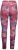 Ulla Popken Graphic Print Recycled Polyester Quick Dry Stretch Leggings Red - Traperice & Hlače u Velikim Veličinama – Plus Size - 