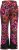 Ulla Popken Hyprar Rose Print Fully Lined Ski Pants Orange - Traperice & Hlače u Velikim Veličinama – Plus Size - 