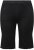 Ulla Popken Frayed Hemline Elastic Waistband Bermuda Shorts Black - Traperice & Hlače u Velikim Veličinama – Plus Size - 