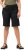 Ulla Popken Frayed Hemline Elastic Waistband Bermuda Shorts Black - Traperice & Hlače u Velikim Veličinama – Plus Size - 
