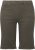 Ulla Popken Frayed Hemline Elastic Waistband Bermuda Shorts Loden Green - Traperice & Hlače u Velikim Veličinama – Plus Size - 