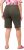 Ulla Popken Frayed Hemline Elastic Waistband Bermuda Shorts Loden Green - Traperice & Hlače u Velikim Veličinama – Plus Size - 