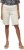 Ulla Popken Frayed Hemline Elastic Waistband Bermuda Shorts White - Traperice & Hlače u Velikim Veličinama – Plus Size - 