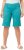 Ulla Popken Frayed Hemline Elastic Waistband Bermuda Shorts Bright Turquoise - Traperice & Hlače u Velikim Veličinama – Plus Size - 