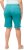 Ulla Popken Frayed Hemline Elastic Waistband Bermuda Shorts Bright Turquoise - Traperice & Hlače u Velikim Veličinama – Plus Size - 