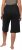 Ulla Popken Wide Leg Flared Bermuda Shorts Black - Traperice & Hlače u Velikim Veličinama – Plus Size - 