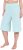 Ulla Popken Wide Leg Flared Bermuda Shorts Blue - Traperice & Hlače u Velikim Veličinama – Plus Size - 
