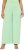 Ulla Popken Layered Chiffon Wide Leg Pants Green - Traperice & Hlače u Velikim Veličinama – Plus Size - 
