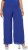 Ulla Popken Layered Chiffon Wide Leg Pants Blue - Traperice & Hlače u Velikim Veličinama – Plus Size - 