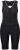 Ulla Popken Padded Cycling Zip Front Bodysuit Black - Traperice & Hlače u Velikim Veličinama – Plus Size - 