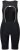 Ulla Popken Padded Cycling Zip Front Bodysuit Black - Traperice & Hlače u Velikim Veličinama – Plus Size - 