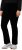 Ulla Popken Mandy Corduroy Pants Black - Traperice & Hlače u Velikim Veličinama – Plus Size - 