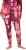 Ulla Popken Abstract Print Ski Leggings Red - Traperice & Hlače u Velikim Veličinama – Plus Size - 