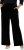 Ulla Popken Velvet Suit Pants Black - Traperice & Hlače u Velikim Veličinama – Plus Size - 