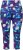 Ulla Popken Neon Bubble Quick Dry Leggings Blue - Traperice & Hlače u Velikim Veličinama – Plus Size - 