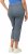 Ulla Popken Cropped Stretch Fit Mony Pants Light Sapphire - Traperice & Hlače u Velikim Veličinama – Plus Size - 