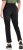 Ulla Popken Sarah Fringe Hem Jeans Black - Traperice & Hlače u Velikim Veličinama – Plus Size - 