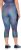 Ulla Popken Quick Dry Cropped Geometric Print Leggings Grey - Traperice & Hlače u Velikim Veličinama – Plus Size - 
