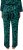 Ulla Popken Palm Leaf Print Elastic Waist Pants Navy - Traperice & Hlače u Velikim Veličinama – Plus Size - 