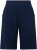 Ulla Popken Muslin Elastic Waist Wide Leg Shorts Blue - Traperice & Hlače u Velikim Veličinama – Plus Size - 