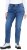 Ulla Popken Lightly Distressed Boyfriend Jeans Blue - Traperice & Hlače u Velikim Veličinama – Plus Size - 