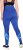 Ulla Popken Quick Dry Abstract Print Leggings Blue - Traperice & Hlače u Velikim Veličinama – Plus Size - 