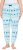 Ulla Popken Alpine Striped Plush Loungewear Pants Blue - Traperice & Hlače u Velikim Veličinama – Plus Size - 