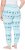 Ulla Popken Alpine Striped Plush Loungewear Pants Blue - Traperice & Hlače u Velikim Veličinama – Plus Size - 