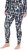 Ulla Popken Quick Drying Abstract Print Leggings Black - Traperice & Hlače u Velikim Veličinama – Plus Size - 