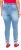 Ulla Popken Double Fringe Hem Stretch Fit Jeans Light Blue Denim - Traperice & Hlače u Velikim Veličinama – Plus Size - 