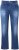 Ulla Popken Tapered Leg Lightly Distressed Jeans Denim Blue - Traperice & Hlače u Velikim Veličinama – Plus Size - 