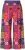 Ulla Popken Tile Print Wide Leg Palazzo Pants Purple - Traperice & Hlače u Velikim Veličinama – Plus Size - 