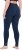 Ulla Popken Lace Trim Leggings Navy - Traperice & Hlače u Velikim Veličinama – Plus Size - 