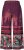 Ulla Popken Mixed Palm Print Elastic Waist Palazzo Pants Red - Traperice & Hlače u Velikim Veličinama – Plus Size - 