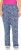 Ulla Popken Patch Print Elastic Waist Pants Navy - Traperice & Hlače u Velikim Veličinama – Plus Size - 