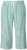 Ulla Popken Coastal Stripe Linen Blend Elastic Waist Culottes Green - Traperice & Hlače u Velikim Veličinama – Plus Size - 