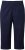 Ulla Popken Stretch Fit Paper Bag Culottes Navy - Traperice & Hlače u Velikim Veličinama – Plus Size - 