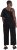 Ulla Popken Asymmetric Lace Panel Jumpsuit Black - Traperice & Hlače u Velikim Veličinama – Plus Size - 