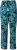 Ulla Popken Tropical Leaf Print Elastic Waist Pants Blue - Traperice & Hlače u Velikim Veličinama – Plus Size - 