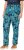 Ulla Popken Tropical Leaf Print Elastic Waist Pants Blue - Traperice & Hlače u Velikim Veličinama – Plus Size - 